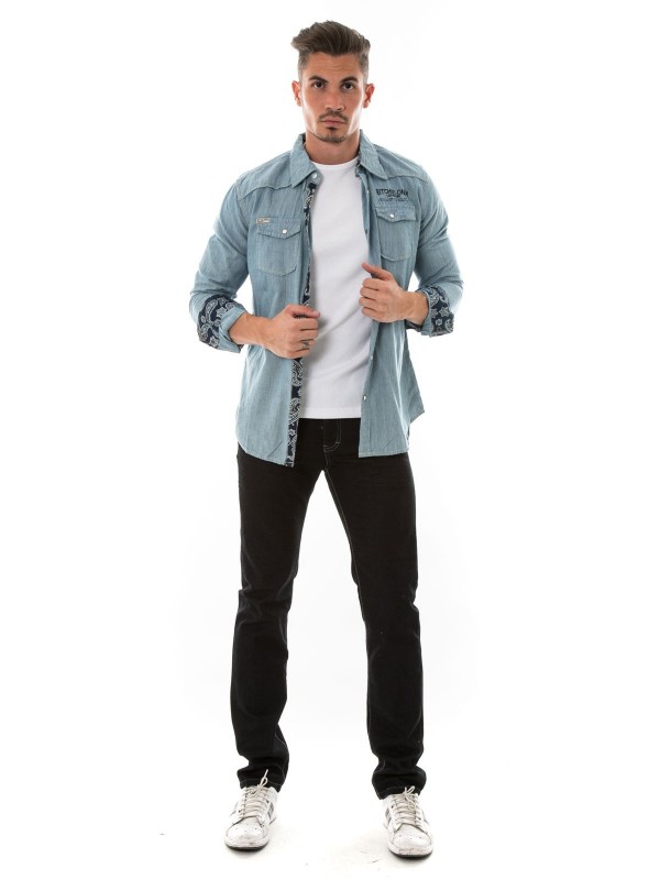 CHEMISE TELEM - Bleu