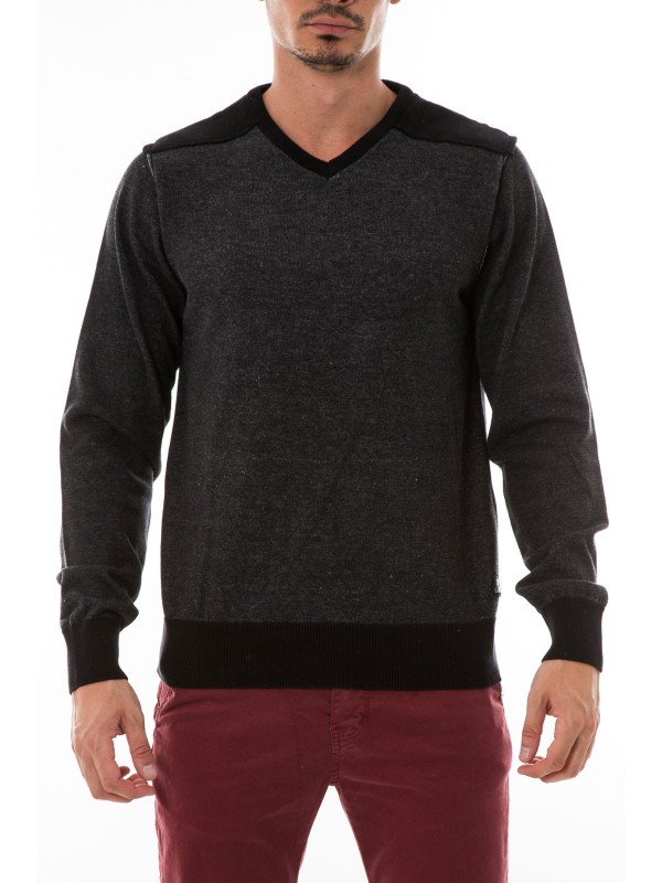PULL V LUCREZIO - Gris