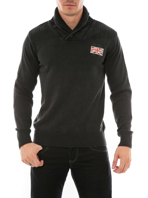 PULL COL CHALE LEONARD - Gris