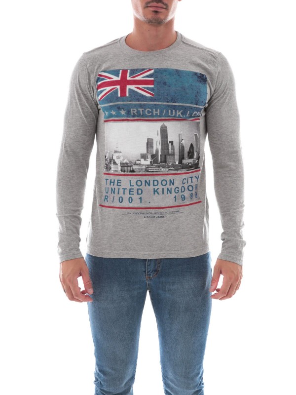 T-SHIRT JALABORT - Gris clair
