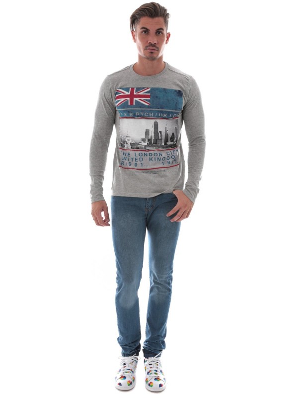 T-SHIRT JALABORT - Gris clair
