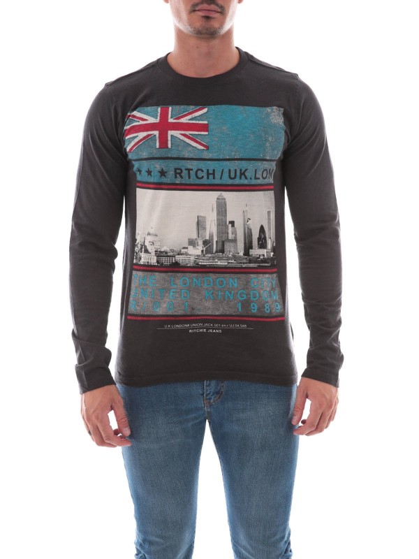 T-SHIRT JALABORT - Gris foncé