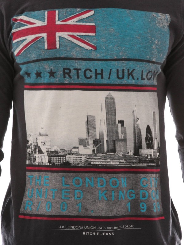 T-SHIRT JALABORT - Gris foncé