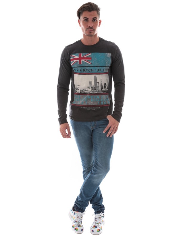 T-SHIRT JALABORT - Gris foncé