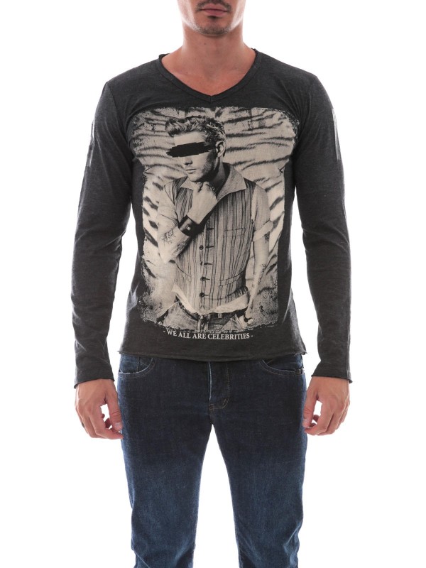 T-SHIRT JENOVA - Gris foncé