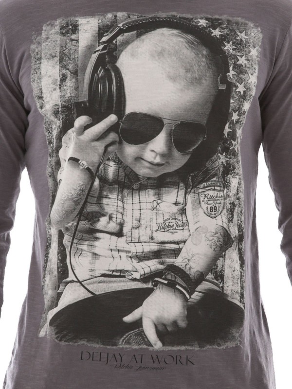 T-SHIRT JAHEL - Gris