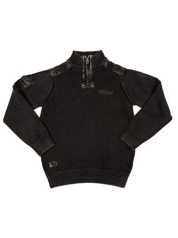 PULL ZIP LAZGO BOY - Noir