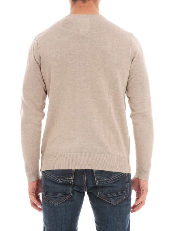 PULL V LIN AZARIA - Beige