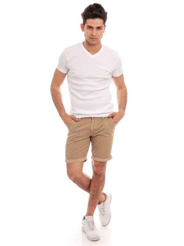 BERMUDA CHINO BILLIT - Beige
