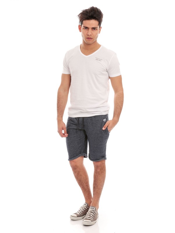BERMUDA MOLLETON BOLLUP - Bleu