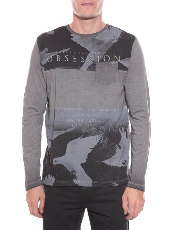 T-SHIRT JITECK - Gris