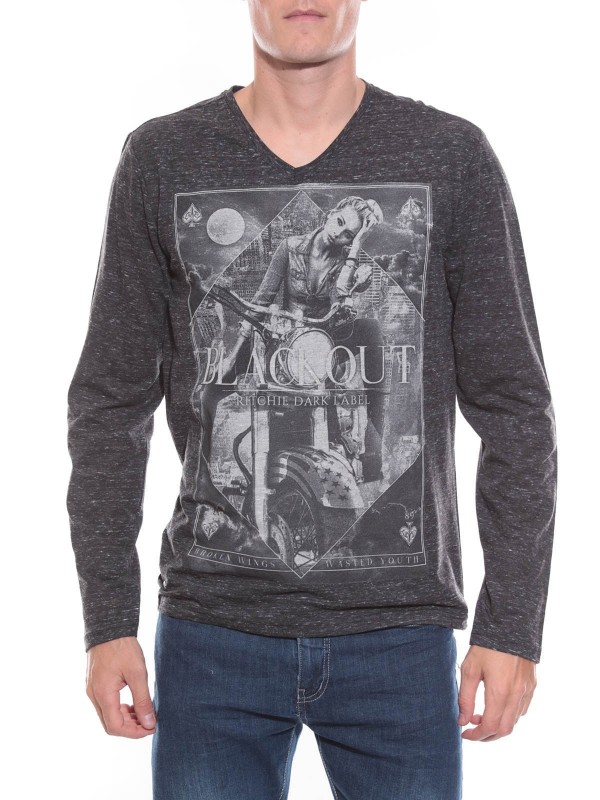 T-SHIRT JEMA - Gris foncé