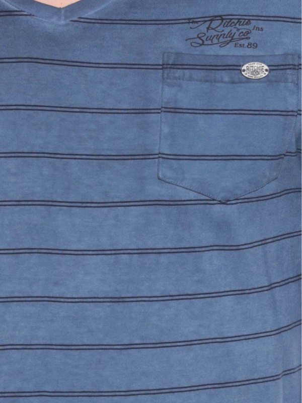 T-SHIRT JOSIAH - Bleu