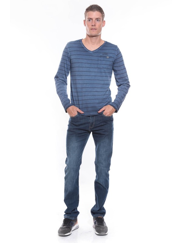 T-SHIRT JOSIAH - Bleu