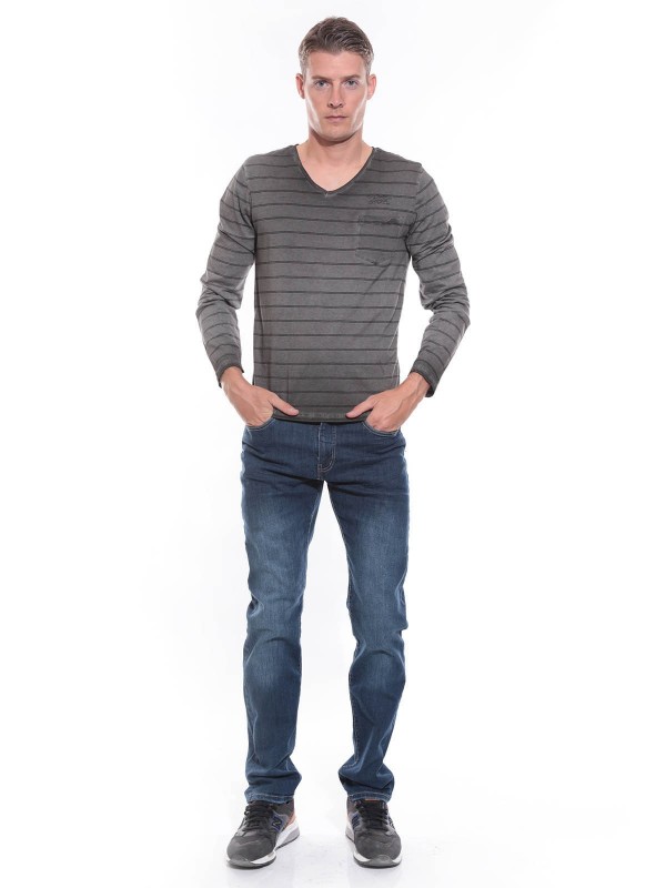 T-SHIRT JOSIAH - Gris