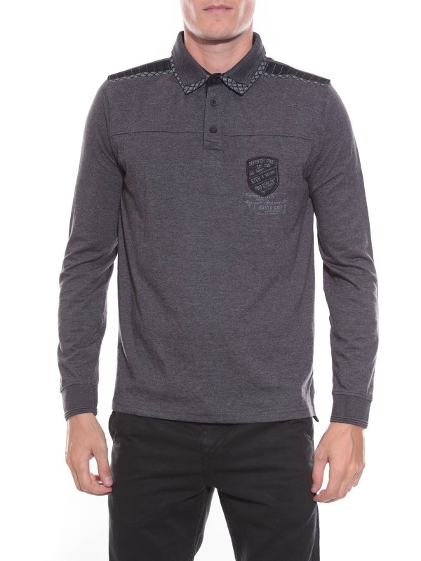 POLO POPPY - Gris