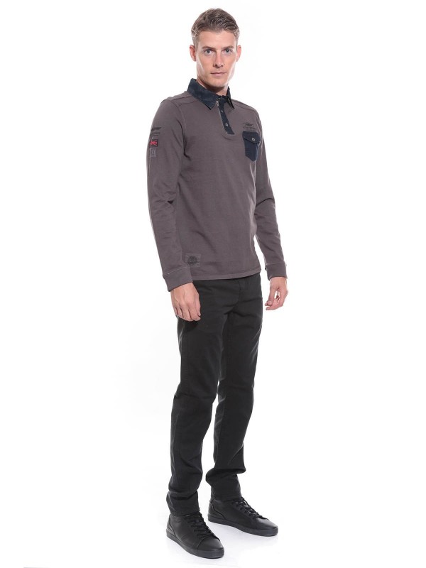 POLO PRESTONE - Gris