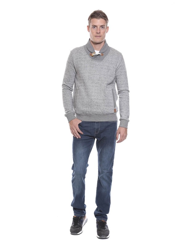 SWEAT WAHOU - Gris clair