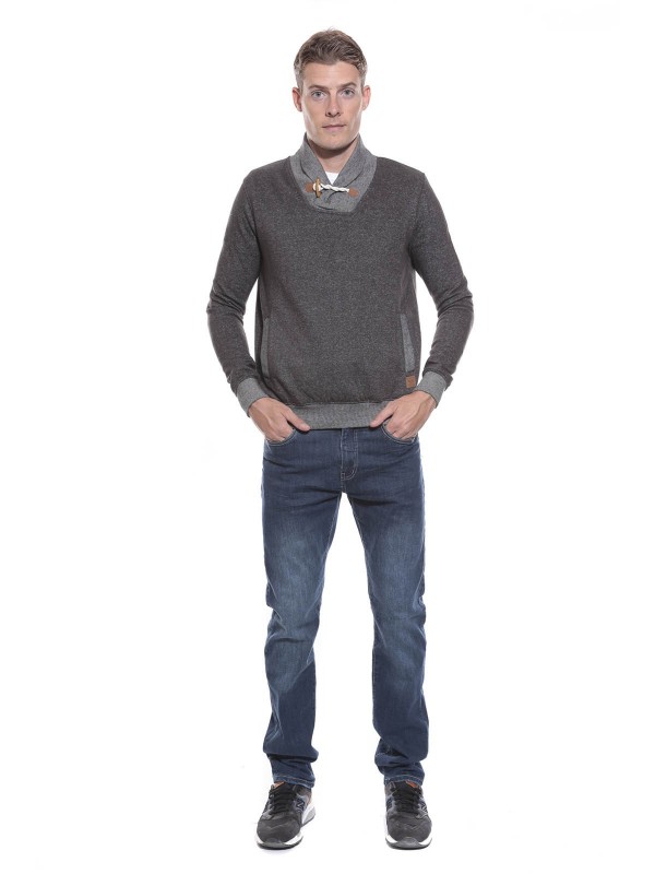 SWEAT WAHOU - Gris foncé
