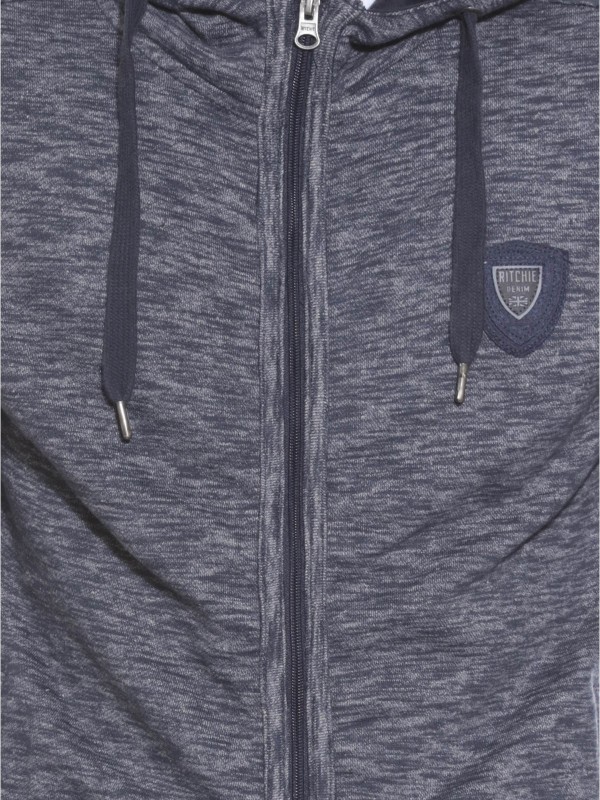 SWEAT ZIPPE WISIGO - Marine