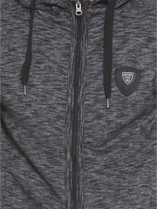 SWEAT ZIPPE WISIGO - Noir