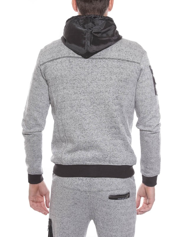 SWEAT ZIPPE WINKIT - Gris...