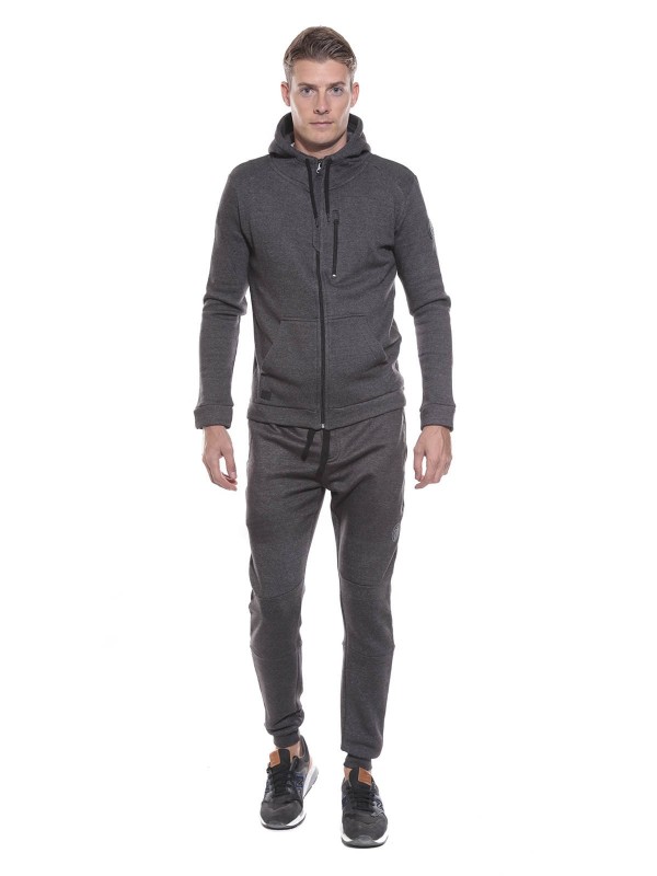 SWEAT ZIPPE WEG - Gris foncé