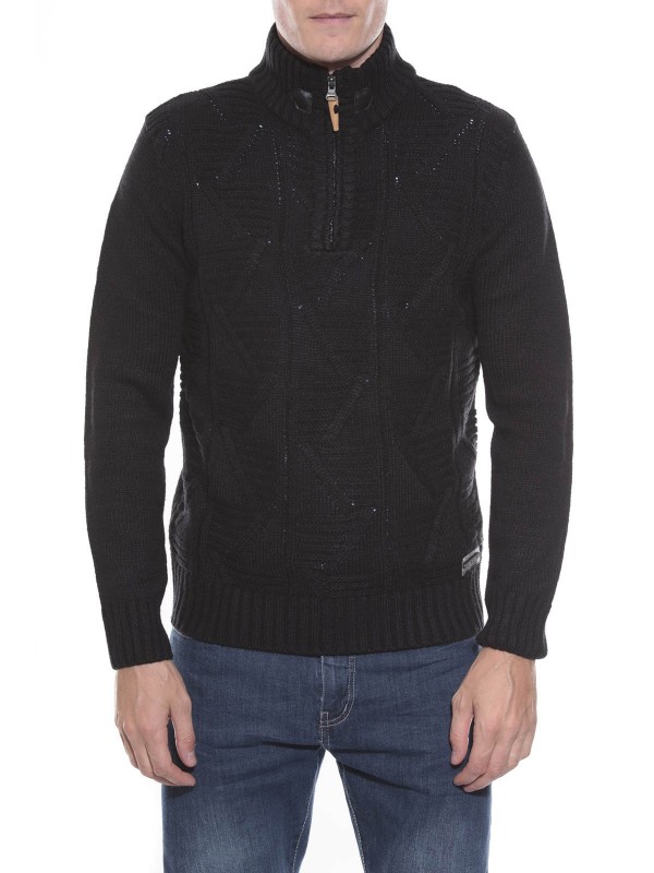 PULL LONGO - Noir