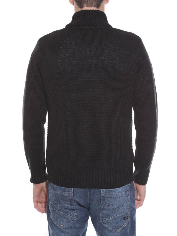 PULL LONGO - Noir
