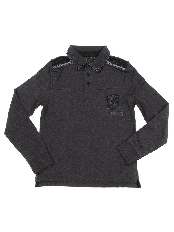 POLO POPPY BOY - Gris