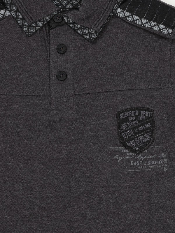POLO POPPY BOY - Gris