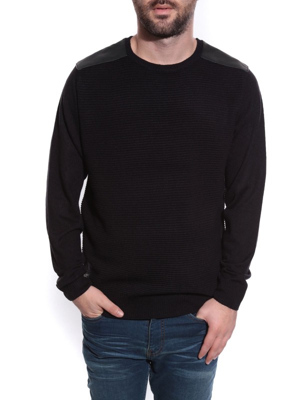 PULL LAMINI - Noir