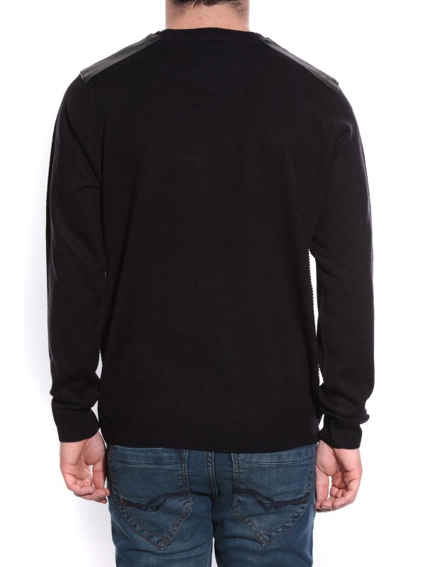 PULL LAMINI - Noir