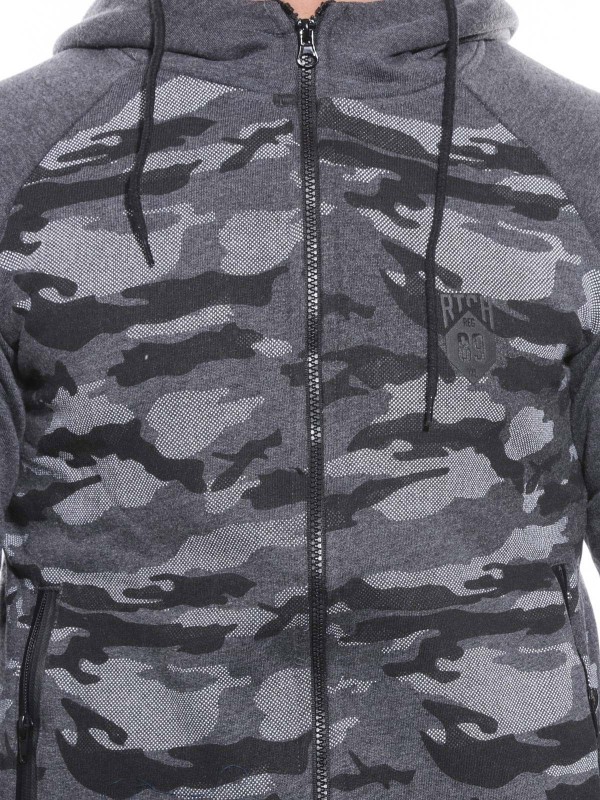 SWEAT ZIPPE WARELL - Gris