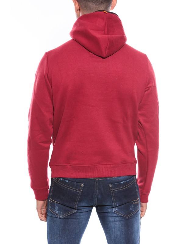 SWEAT CAPUCHE WASLAW - Rouge