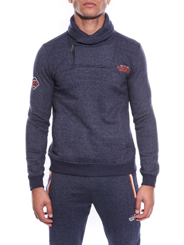SWEAT COL CHALE WAYAT - Marine