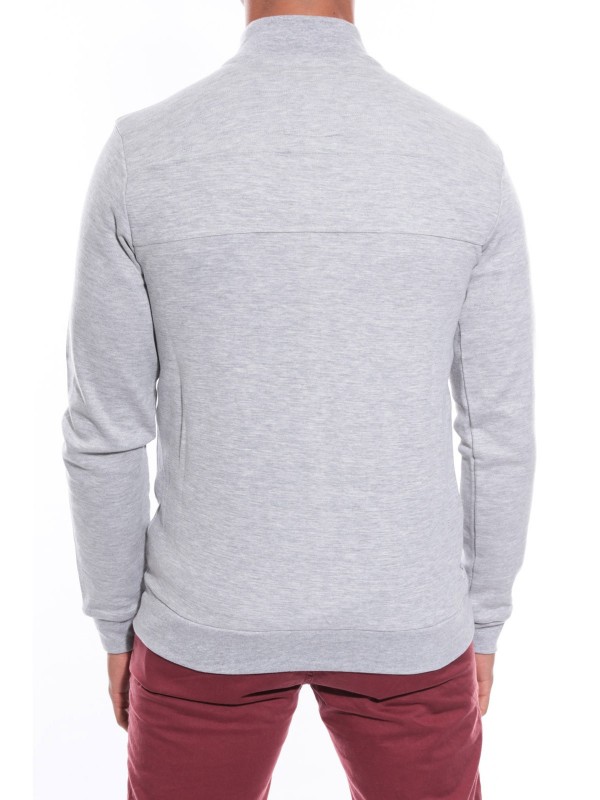 SWEAT ZIPPE WELTAZ - Gris...