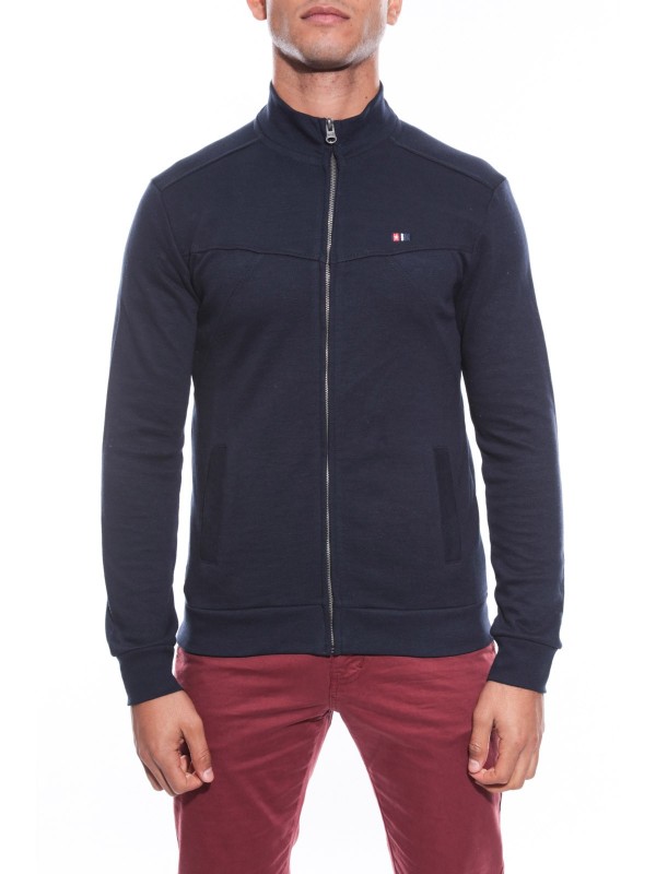 SWEAT ZIPPE WELTAZ - Marine