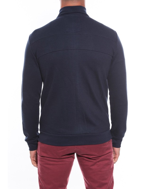 SWEAT ZIPPE WELTAZ - Marine