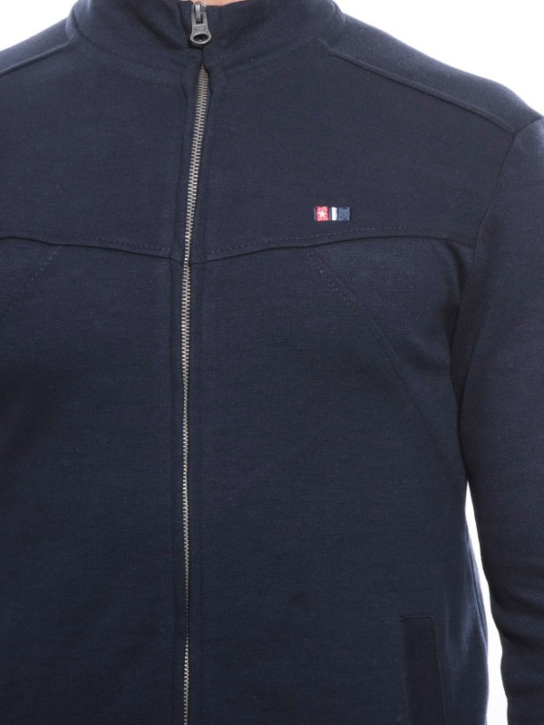 SWEAT ZIPPE WELTAZ - Marine