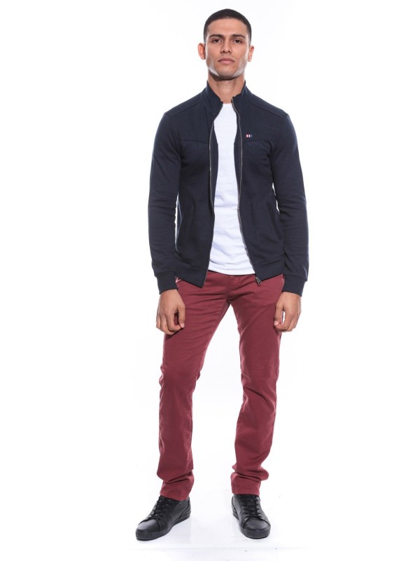 SWEAT ZIPPE WELTAZ - Marine