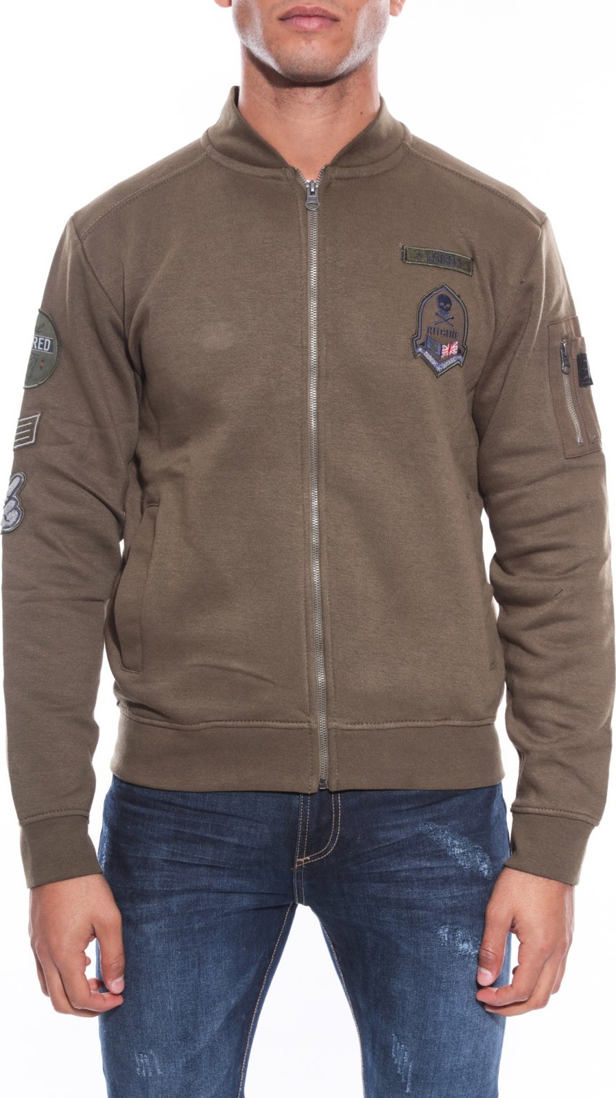 SWEAT ZIPPE WOLFIK