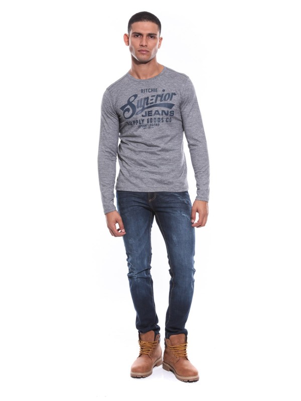 T-SHIRT JOELLY - Bleu