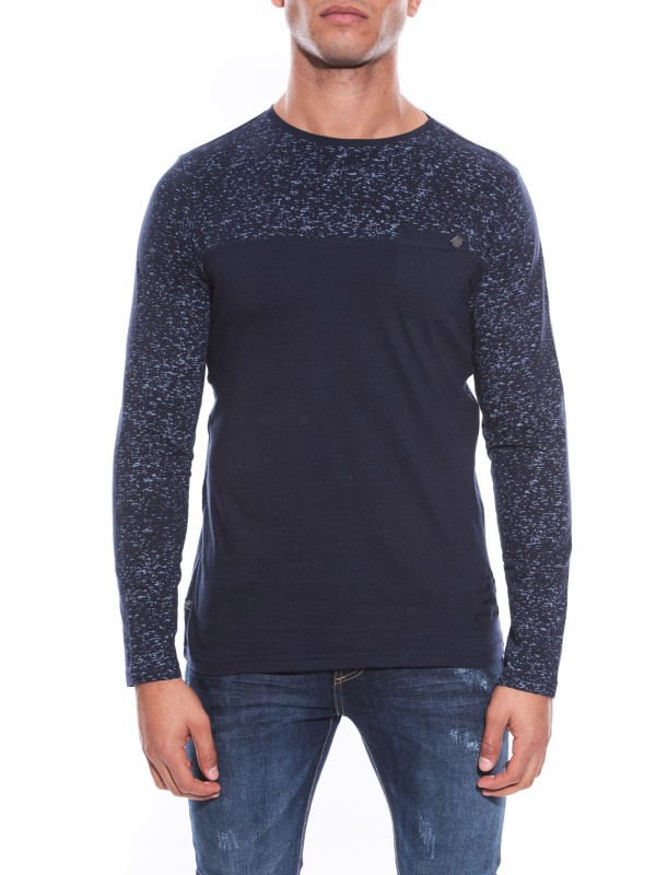 T-SHIRT JOVANY - Marine