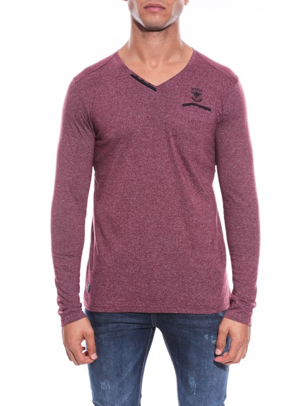 T-SHIRT JUSTUS - Bordeaux
