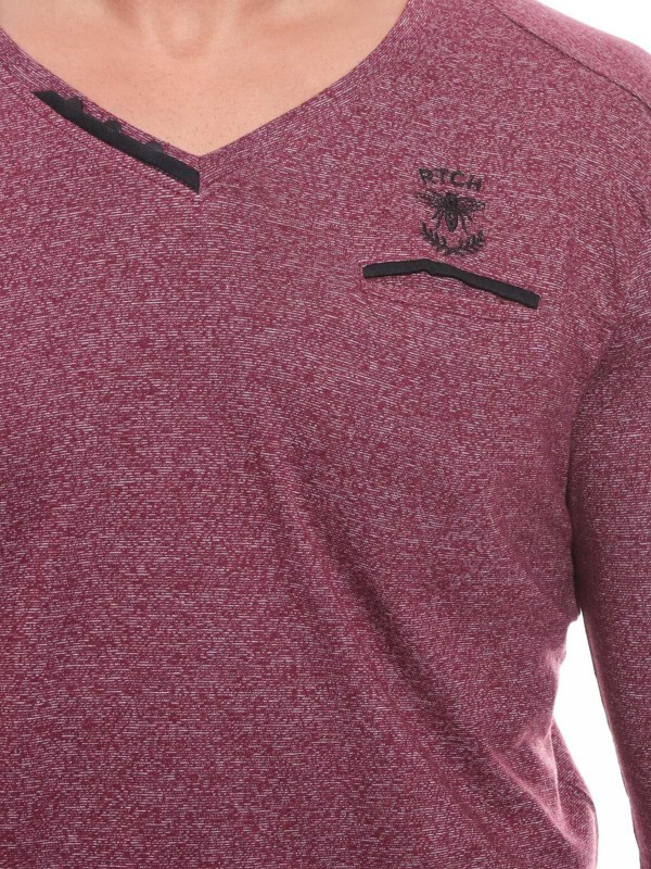T-SHIRT JUSTUS - Bordeaux