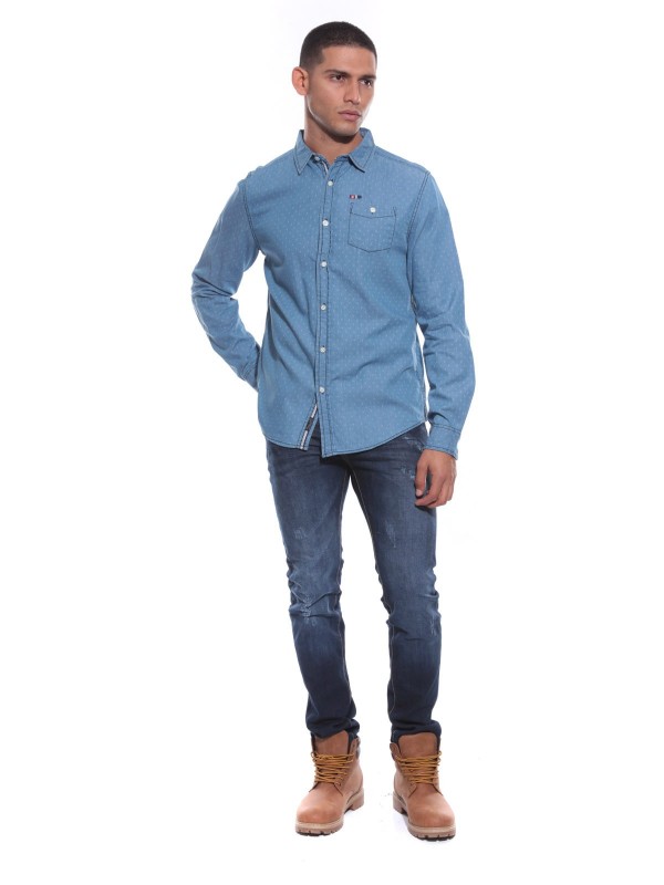 CHEMISE TALUBE - Bleu