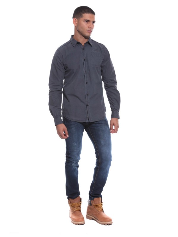 CHEMISE TIDEUZ - Gris