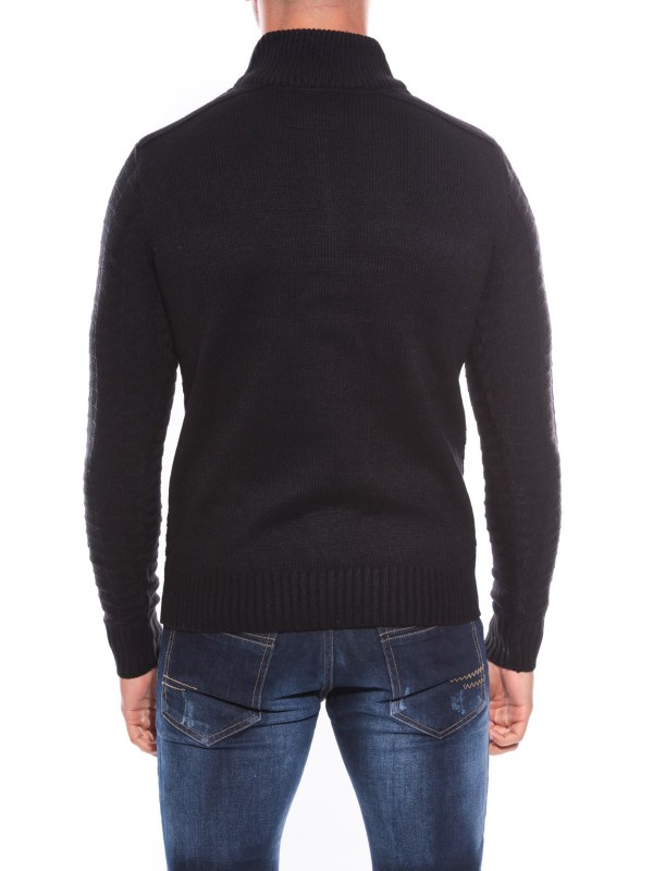 PULL COL MONTANT LAKDAR - Noir