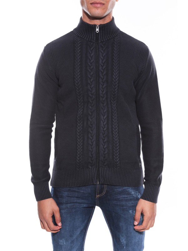 GILET LENZO - Gris foncé